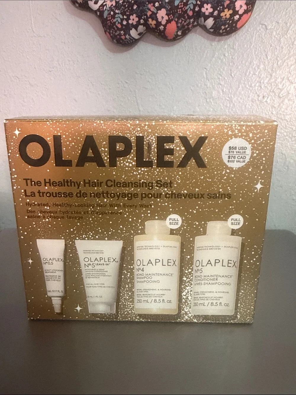 OLAPLEX Gold and White Healthy Hair Cleansing Set